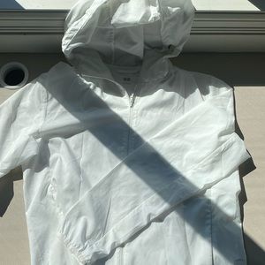 Uniqlo Women’s White Waterproof Jacket
